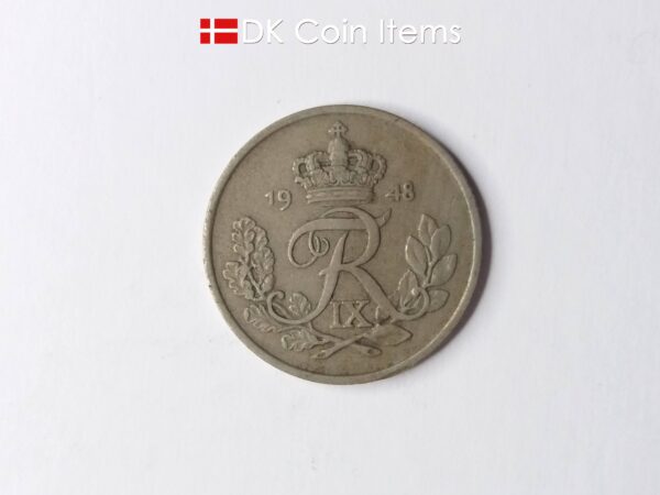 Danish 1948 25-ore collection coin