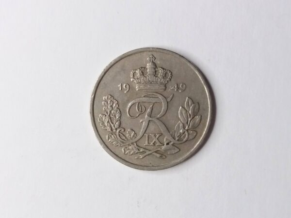 Danish 1949 25-ore collection coin