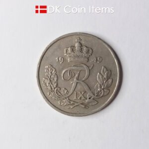 Danish 1949 25-ore collection coin