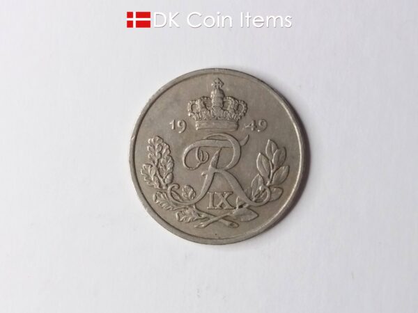 Danish 1949 25-ore collection coin