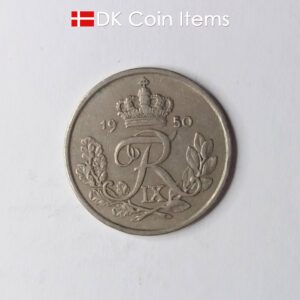 Danish 1950 25-ore collection coin