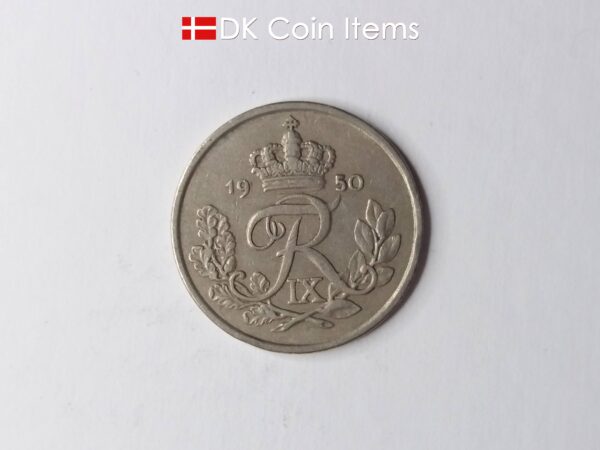 Danish 1950 25-ore collection coin