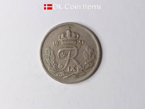 Danish 1951 25-ore collection coin