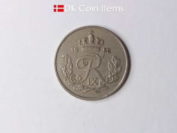 Danish 1952 25-ore collection coin