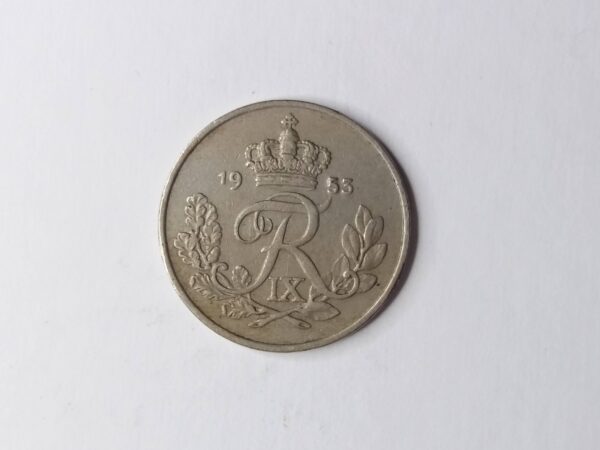 Danish 1953 25-ore collection coin