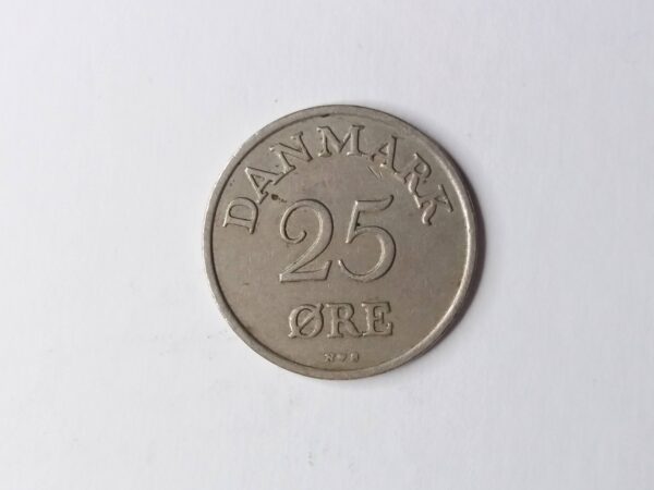 Danish 1953 25-ore collection coin