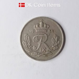 Danish 1954 25-ore collection coin