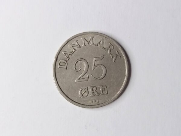 Danish 1955 25-ore collection coin