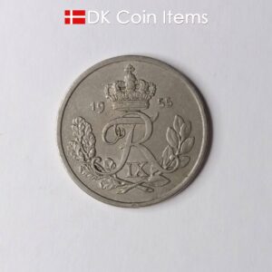 Danish 1955 25-ore collection coin