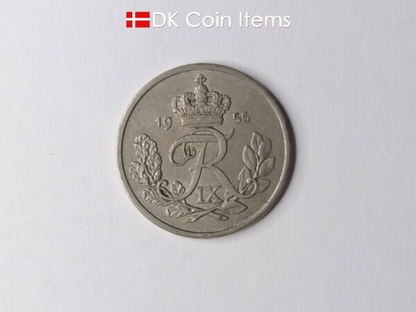 Danish 1955 25-ore collection coin