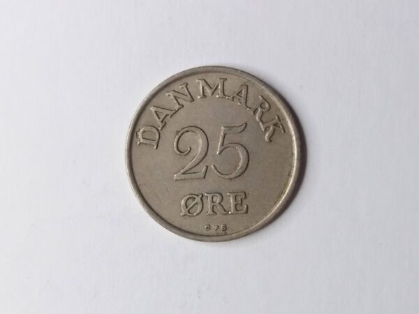 Danish 1957 25-ore collection coin