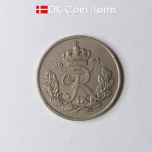 Danish 1957 25-ore collection coin