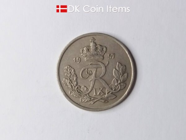 Danish 1957 25-ore collection coin