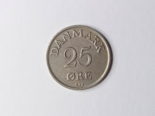 Danish 1958 25-ore collection coin