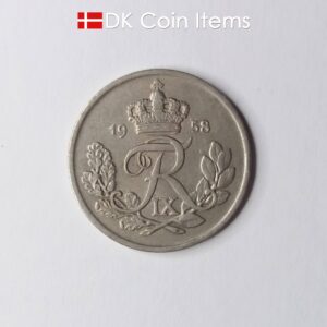 Danish 1958 25-ore collection coin