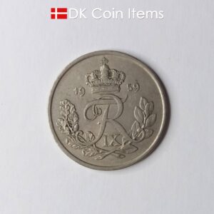 Danish 1959 25-ore collection coin