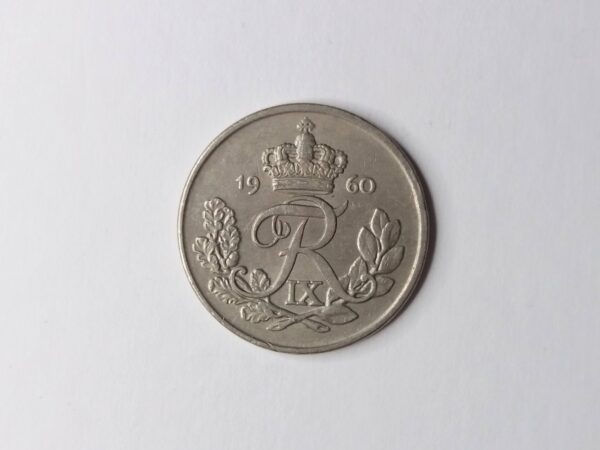 Danish 1960 25-ore collection coin