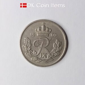 Danish 1960 25-ore collection coin