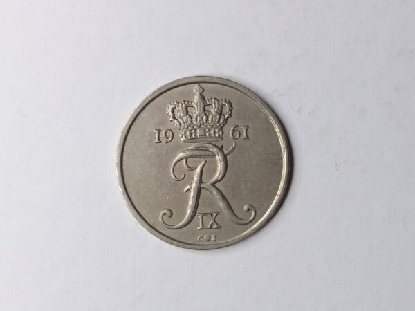 Danish 1961 25-ore collection coin