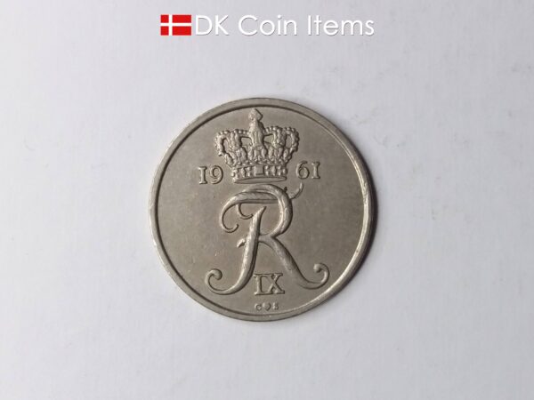 Danish 1961 25-ore collection coin