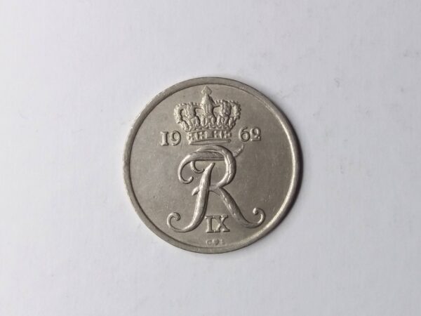 Danish 1962 25-ore collection coin