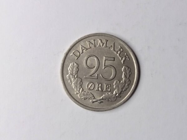 Danish 1962 25-ore collection coin