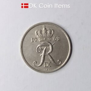 Danish 1962 25-ore collection coin