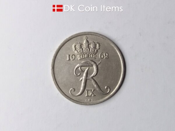 Danish 1962 25-ore collection coin