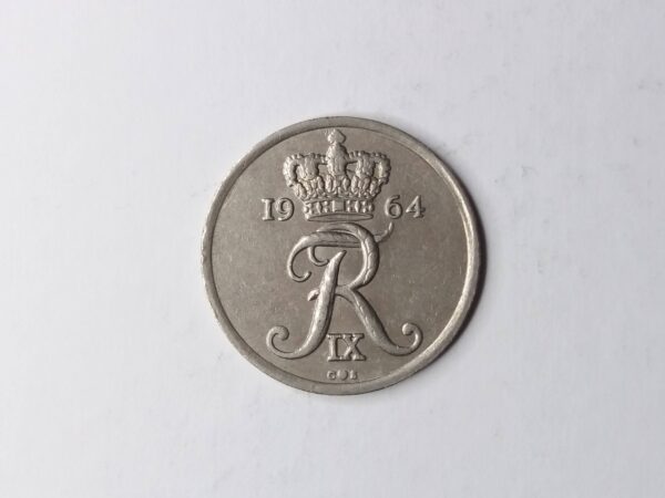 Danish 1964 25-ore collection coin