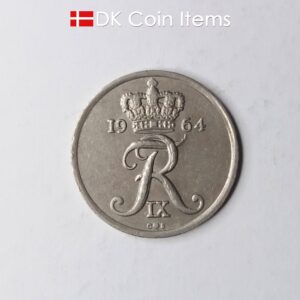 Danish 1964 25-ore collection coin