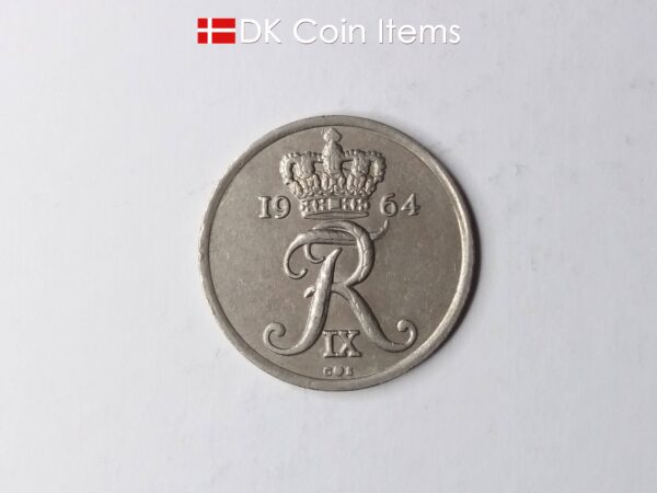 Danish 1964 25-ore collection coin