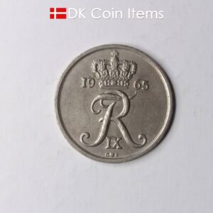 Danish 1965 25-ore collection coin