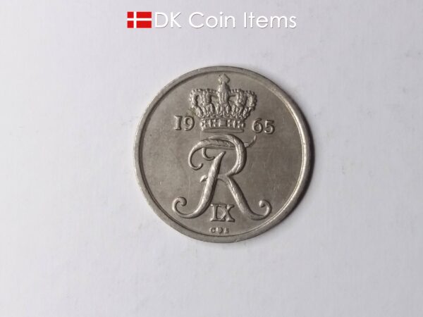 Danish 1965 25-ore collection coin