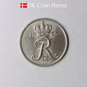 Danish 1966 25-ore collection coin