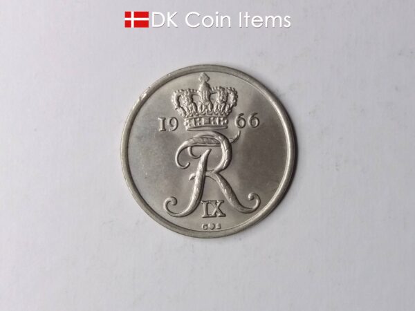 Danish 1966 25-ore collection coin